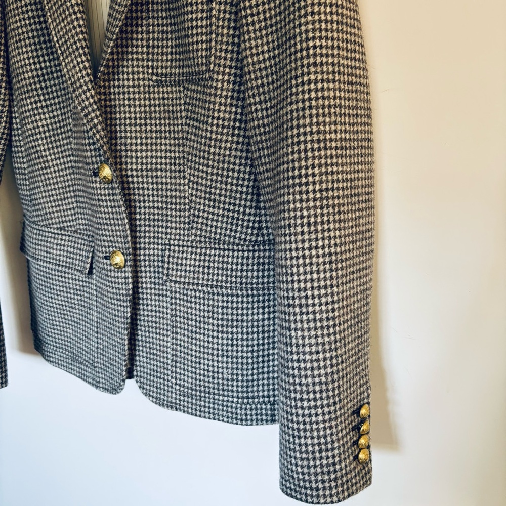 J. Crew Rhodes Puppytooth Blazer 100% Wool - Picture 8 of 15